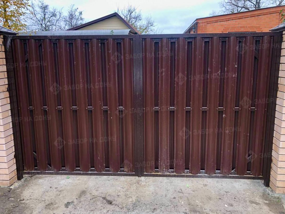 Автоматические распашные ворота с электроприводом  в Кулешовке